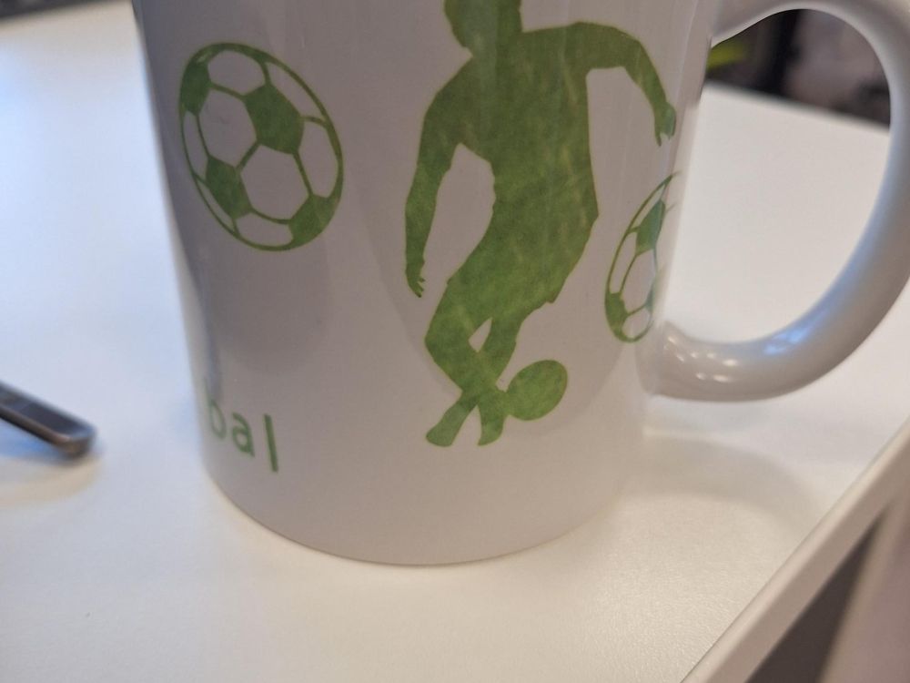 voetbal mok