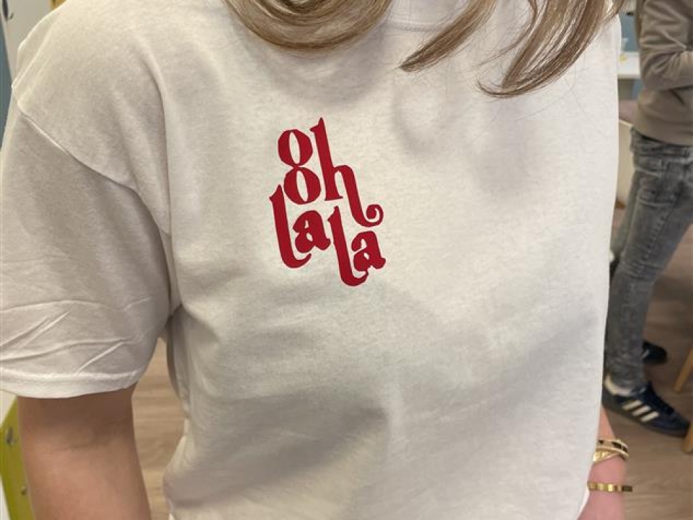Red cheetah T-shirt