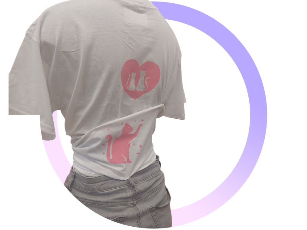 Cats are my favorite people T-Shirt (L)