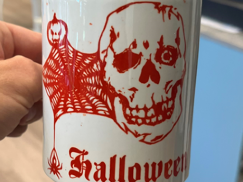 Halloween mok